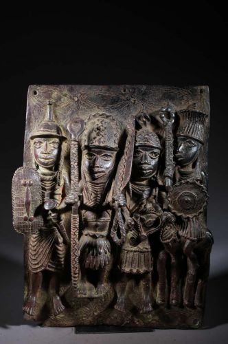 Plaque en bronze du royaume d'Ifé 