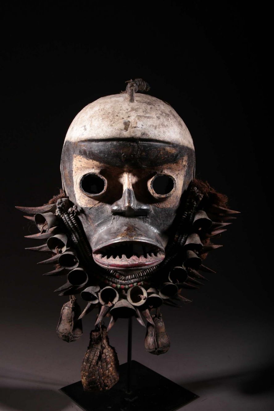Bronze Guéré Blacksmith Mask 