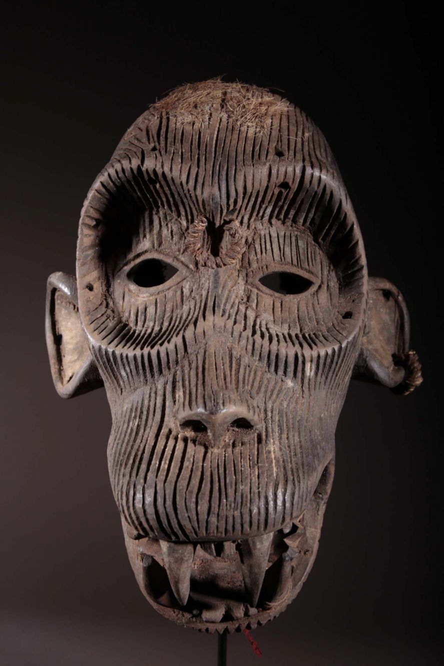 Baoulé monkey mask 