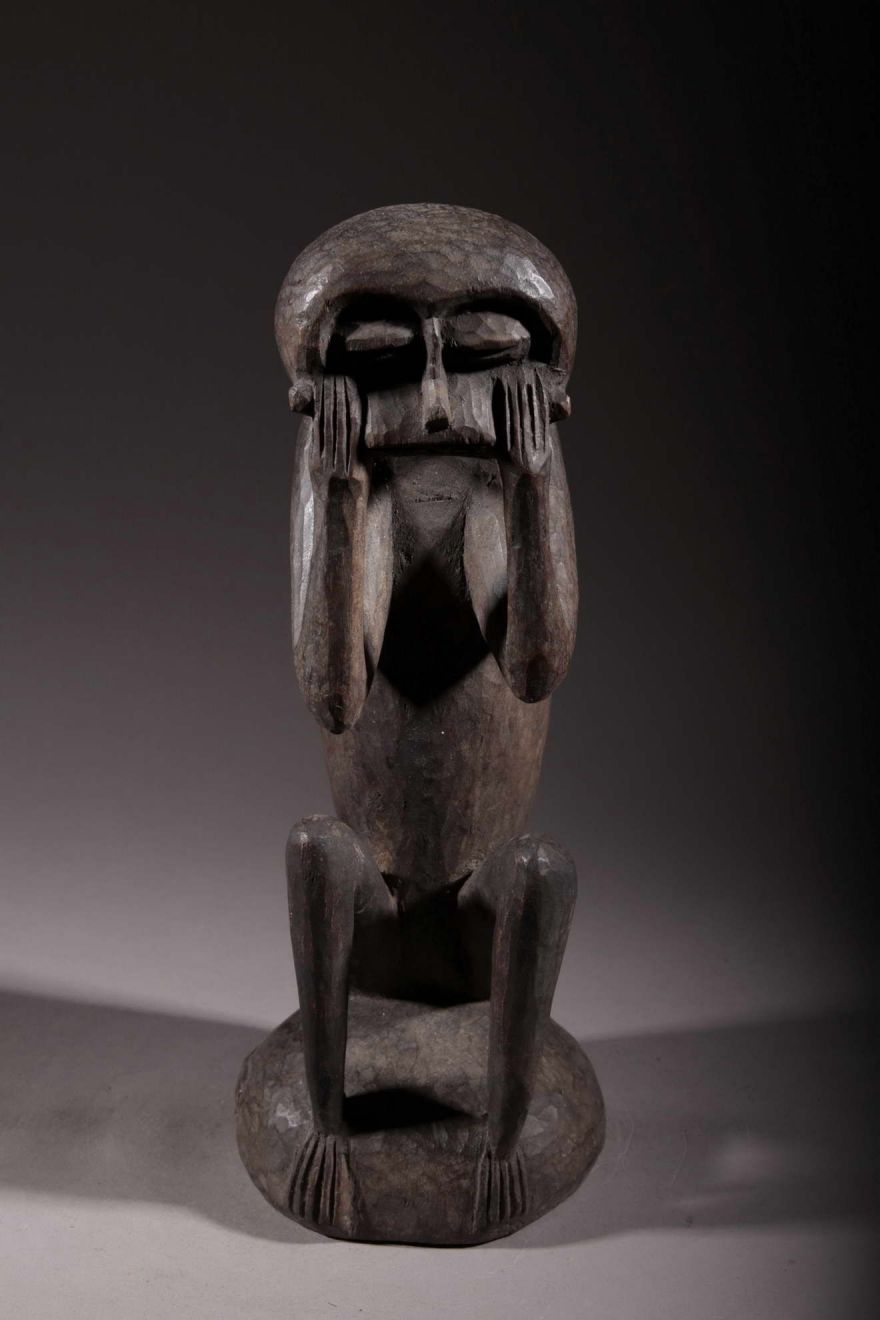 Singe fétiche Baoulé 