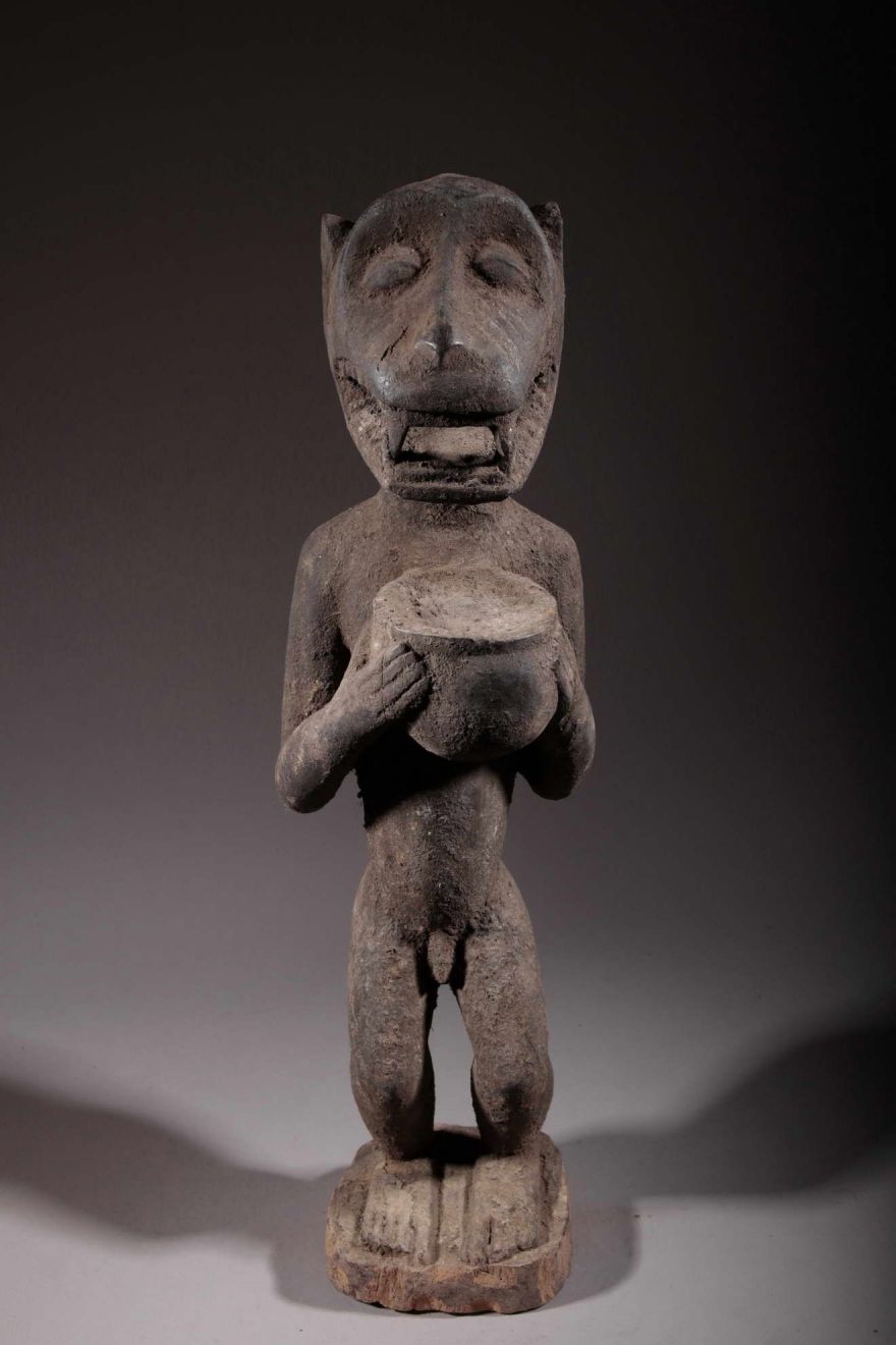 Singe fétiche Baoulé 