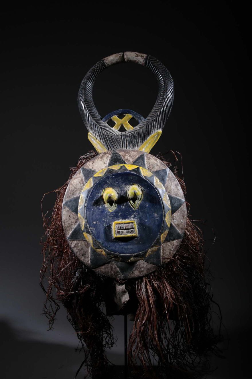 Masque Baoulé Lunaire 